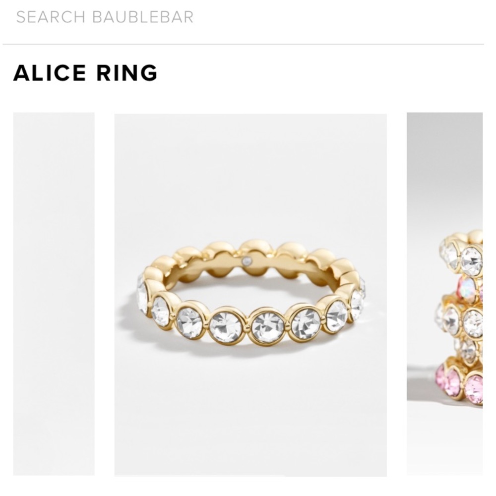 BaubleBar Alice Ring NWT
